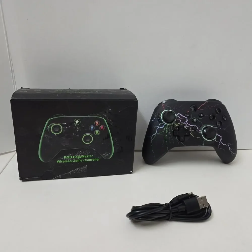 RGB EdgeMaster Wireless Game Controller for Nintendo Switch Or PC ++ New